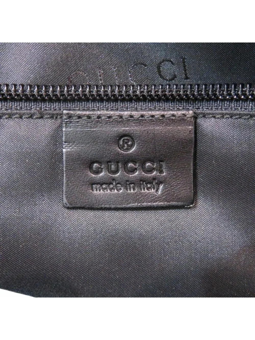 Gucci Tote Bag Nylon Black